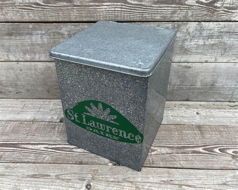 galvanized metal milk box for sale 